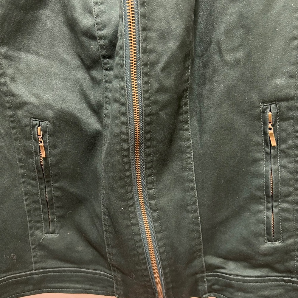 Westport 1962 Green Moto Jacket Full Zip Pockets Casual 2xl - Picture 4 of 6